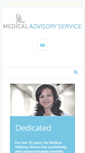 Mobile Screenshot of medicaladvisoryservice.org.uk